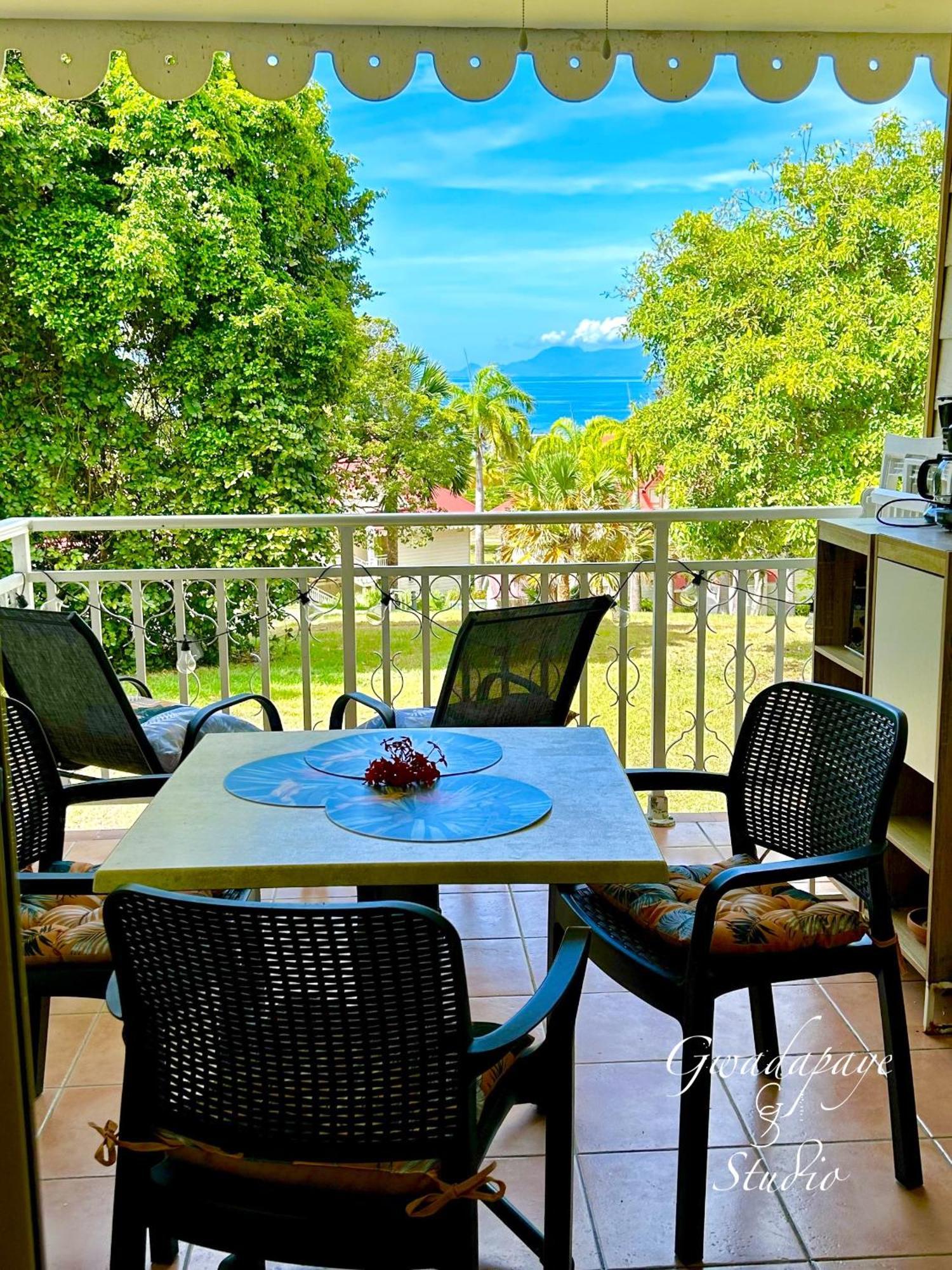 Vue Exclusive Mer Et Volcan, Village Vacances Avec Plage Et Piscine, Les Gwadastudios Sainte-Anne  Εξωτερικό φωτογραφία