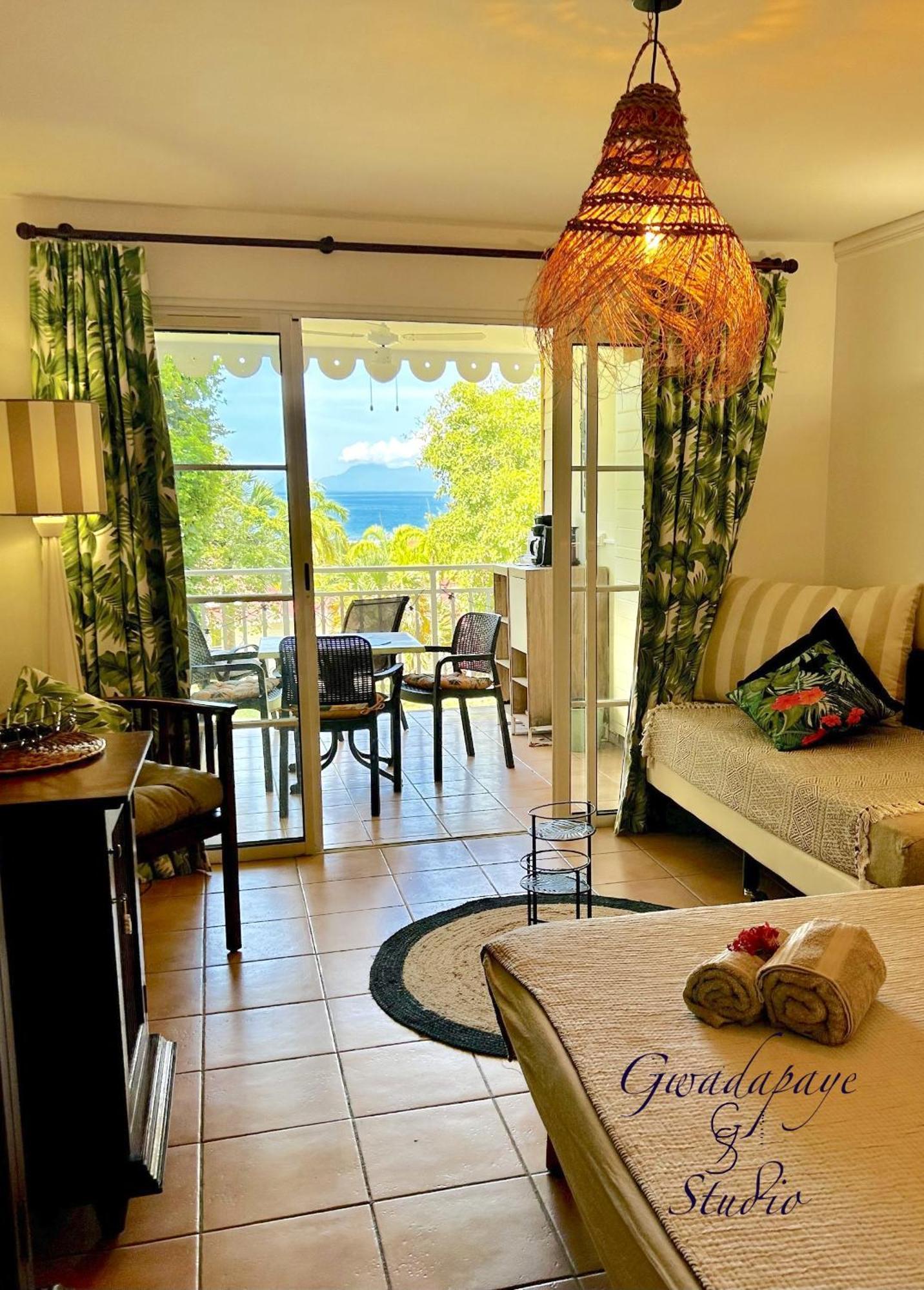 Vue Exclusive Mer Et Volcan, Village Vacances Avec Plage Et Piscine, Les Gwadastudios Sainte-Anne  Εξωτερικό φωτογραφία