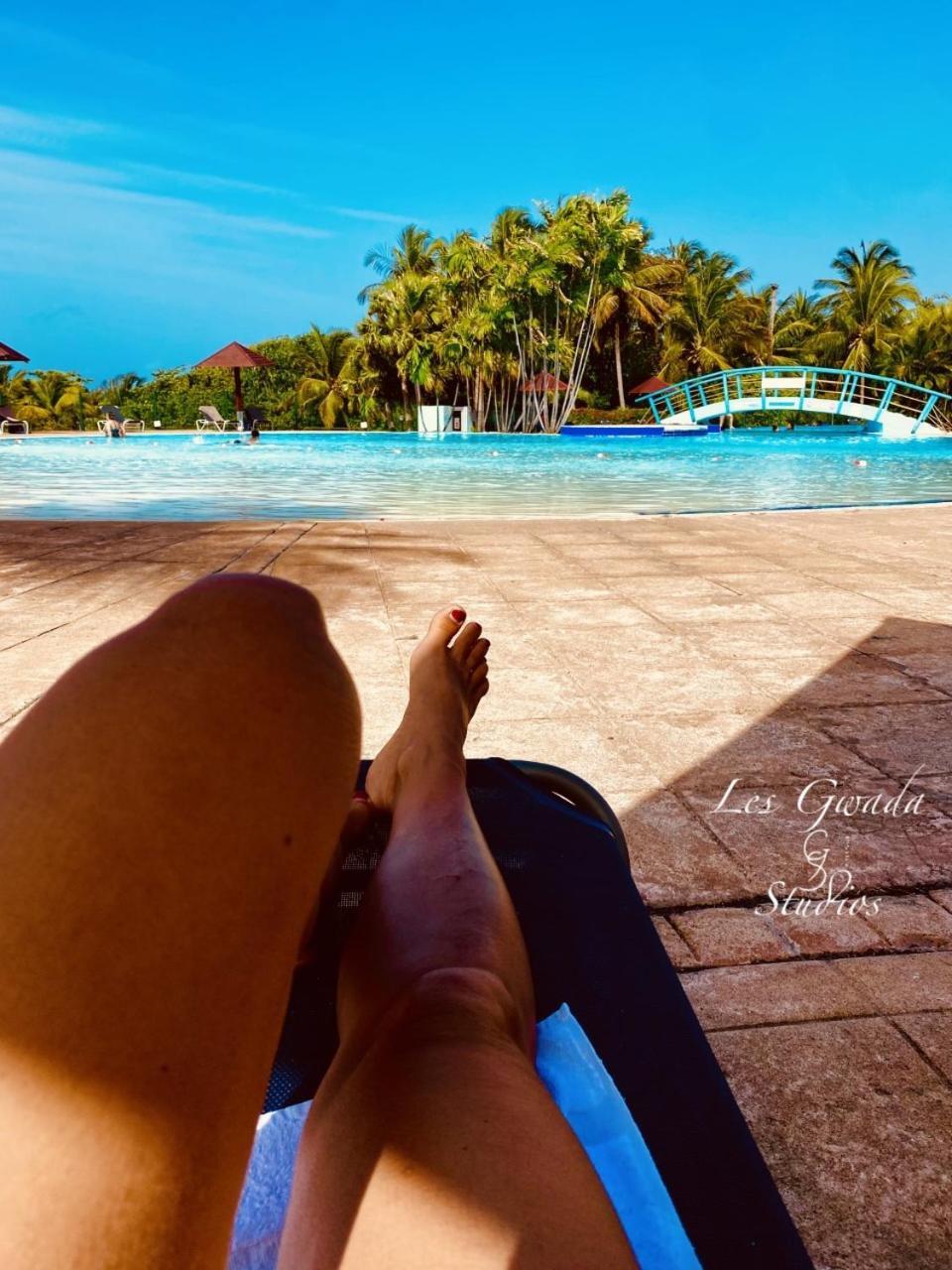 Vue Exclusive Mer Et Volcan, Village Vacances Avec Plage Et Piscine, Les Gwadastudios Sainte-Anne  Εξωτερικό φωτογραφία